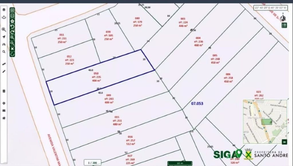 Terreno à venda no Vila Guarani: 