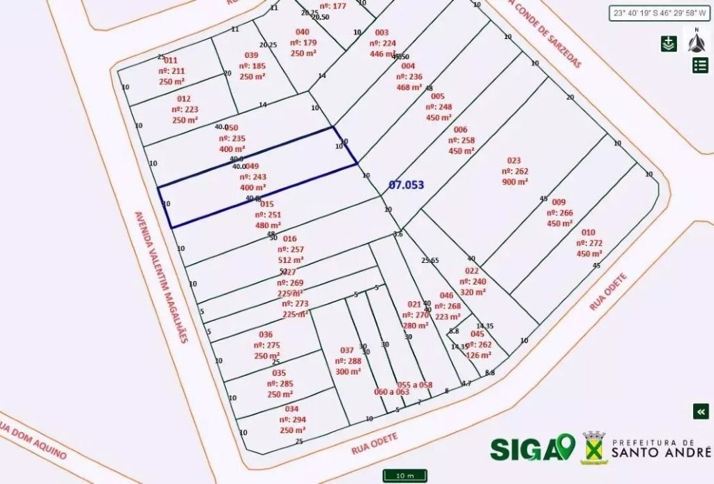 Terreno à venda no Vila Guarani: 