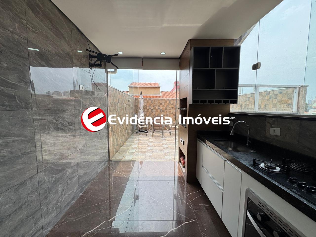 Cobertura à venda no Vila Alzira: 