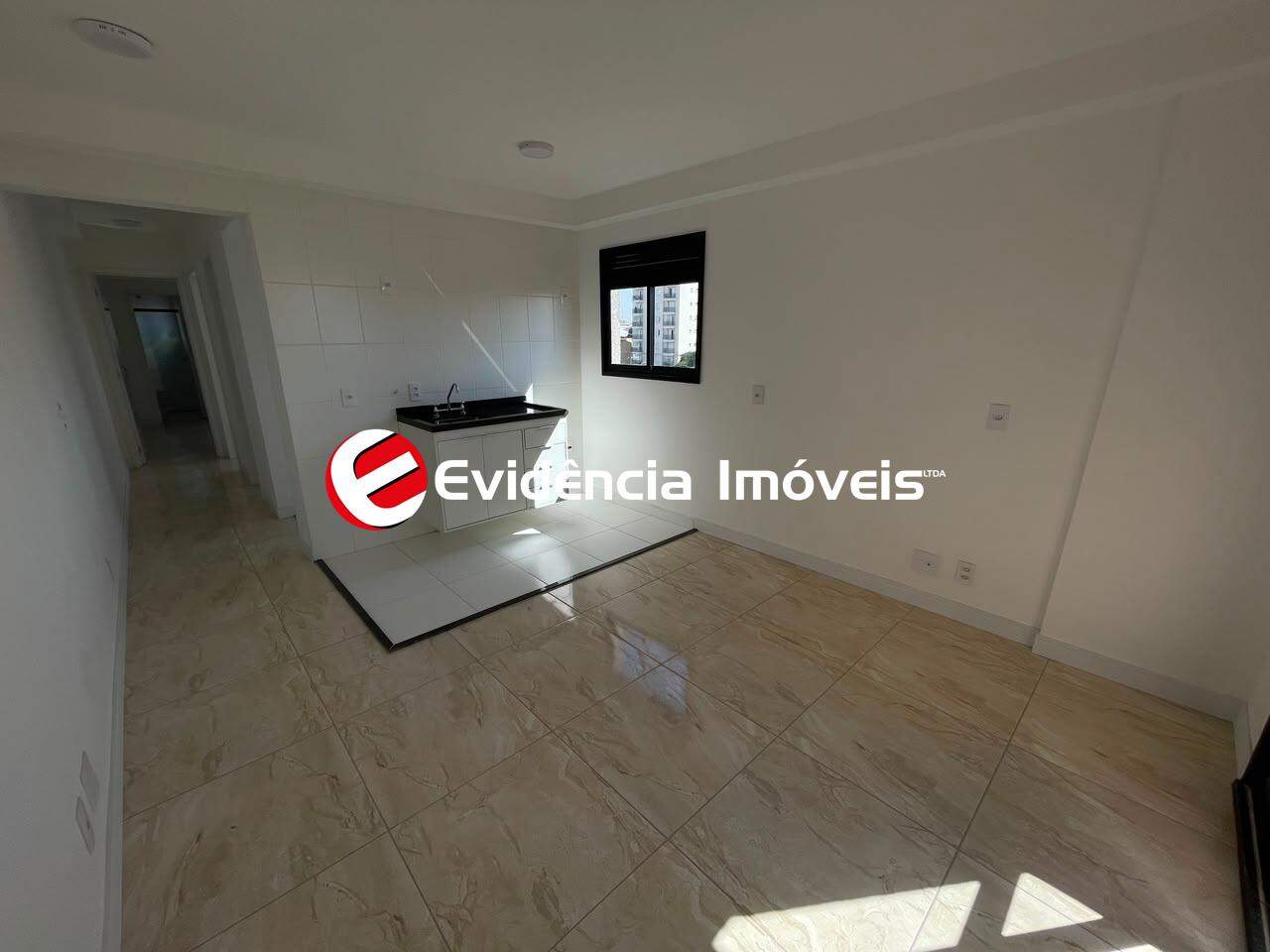 Apartamento para aluguel no Campestre: sala / cozinha