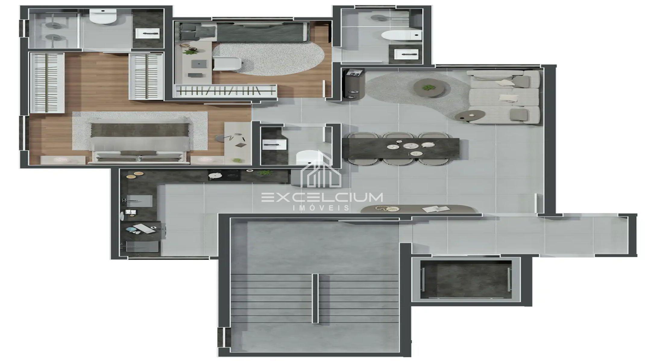 Apartamento à venda no Santo Antônio: Seleto Fascino - Apto Tipo 302 - 402