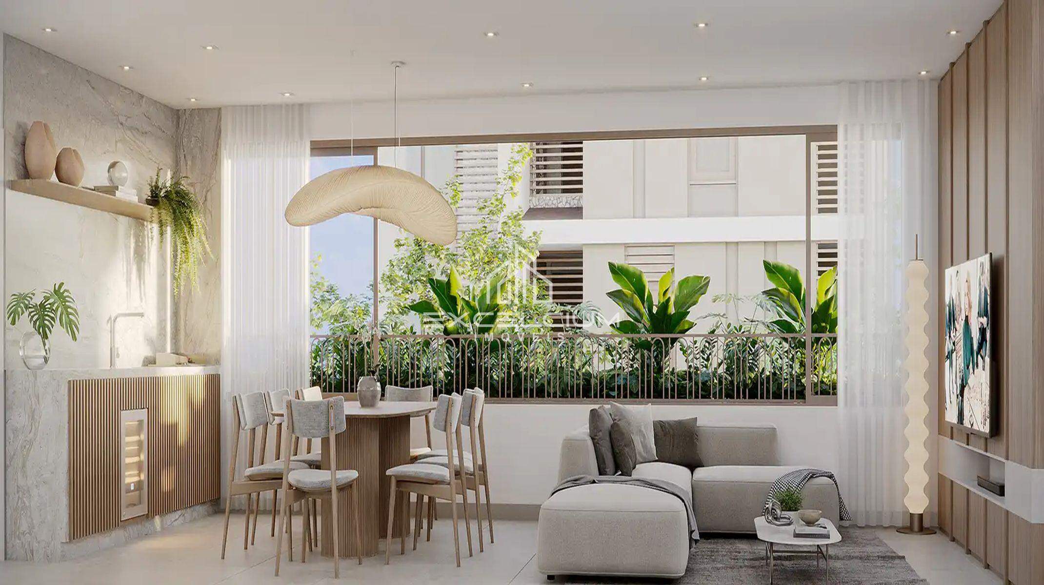 Apartamento à venda no Carmo: Sala ampla e iluminada para 2 ambientes