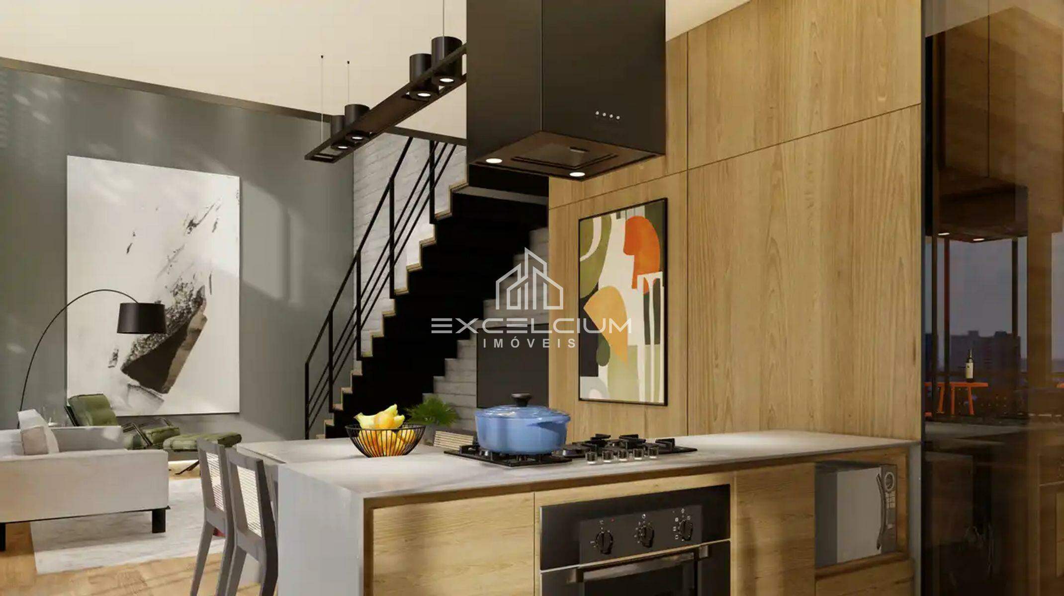 Apartamento à venda no Santa Lúcia: Ambientes conjugados