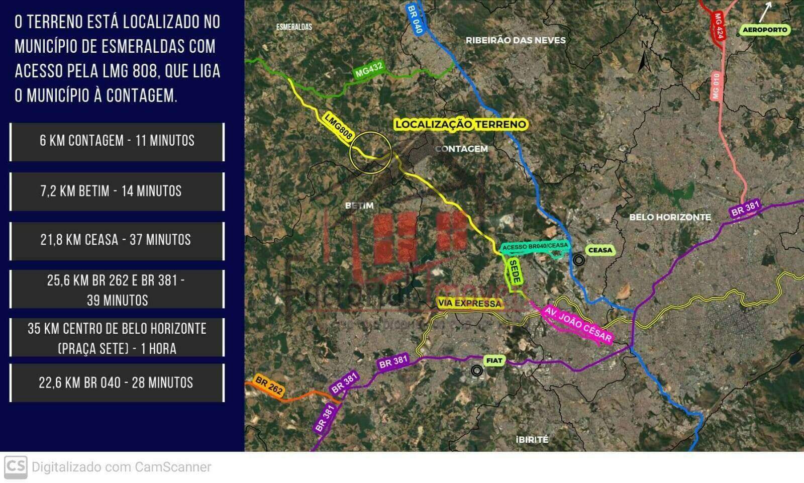Terreno à venda no Parque Novo Oriente (Melo Viana): 