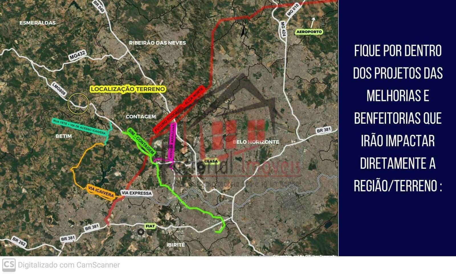 Terreno à venda no Parque Novo Oriente (Melo Viana): 