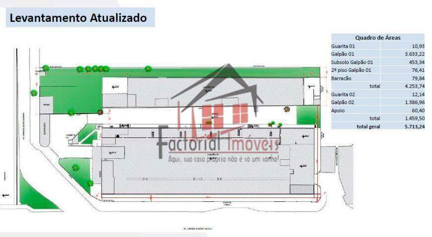 Galpão à venda no Cidade Industrial: 