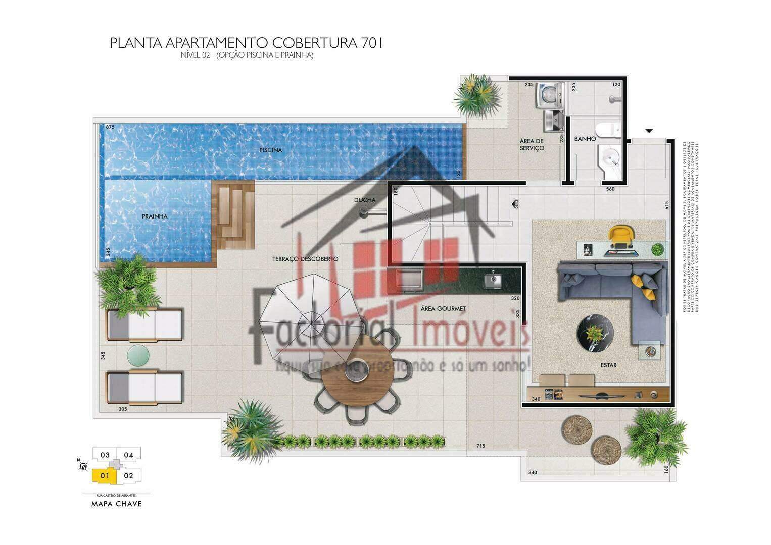 Cobertura à venda no Castelo: 