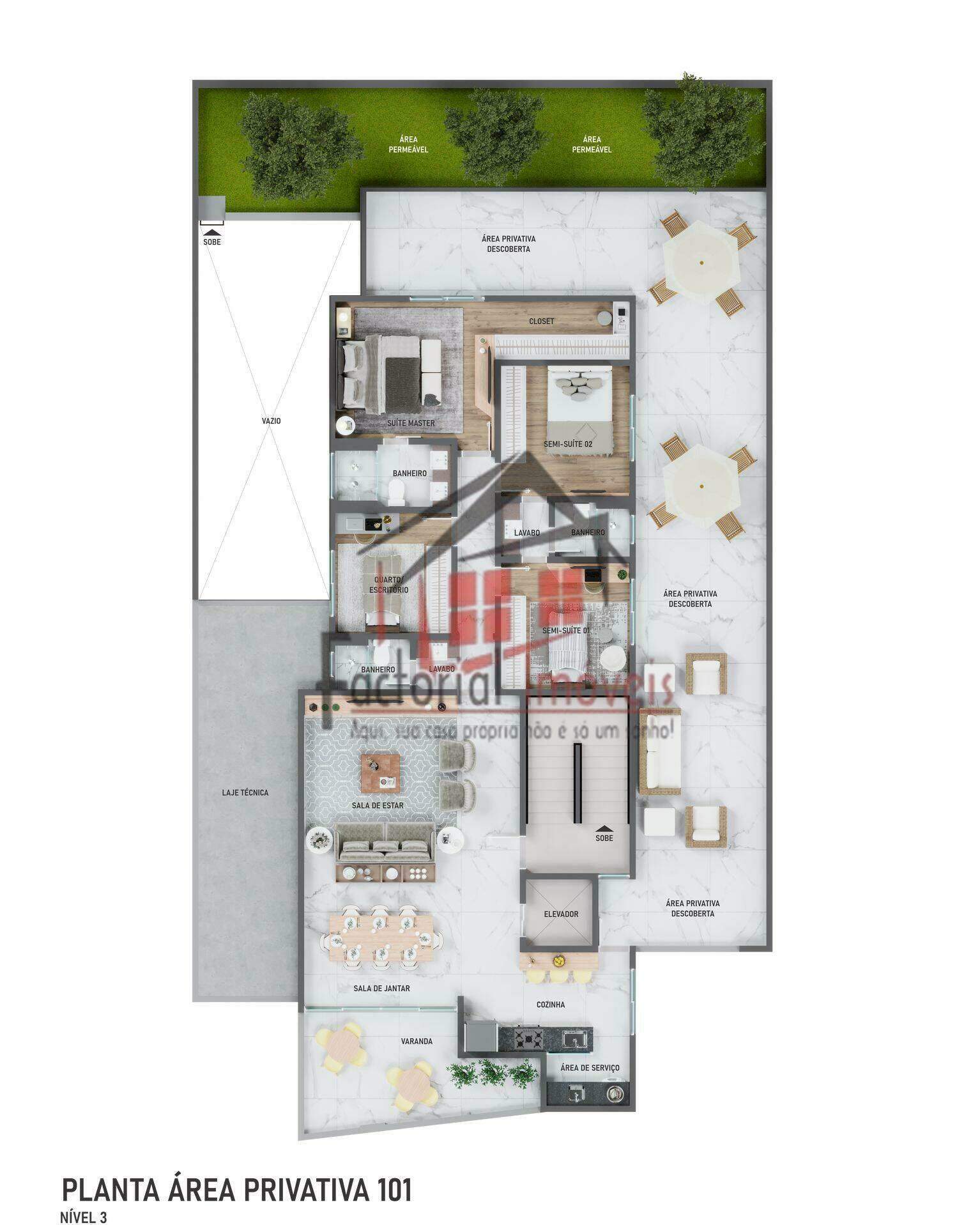 Apartamento à venda no Castelo: 