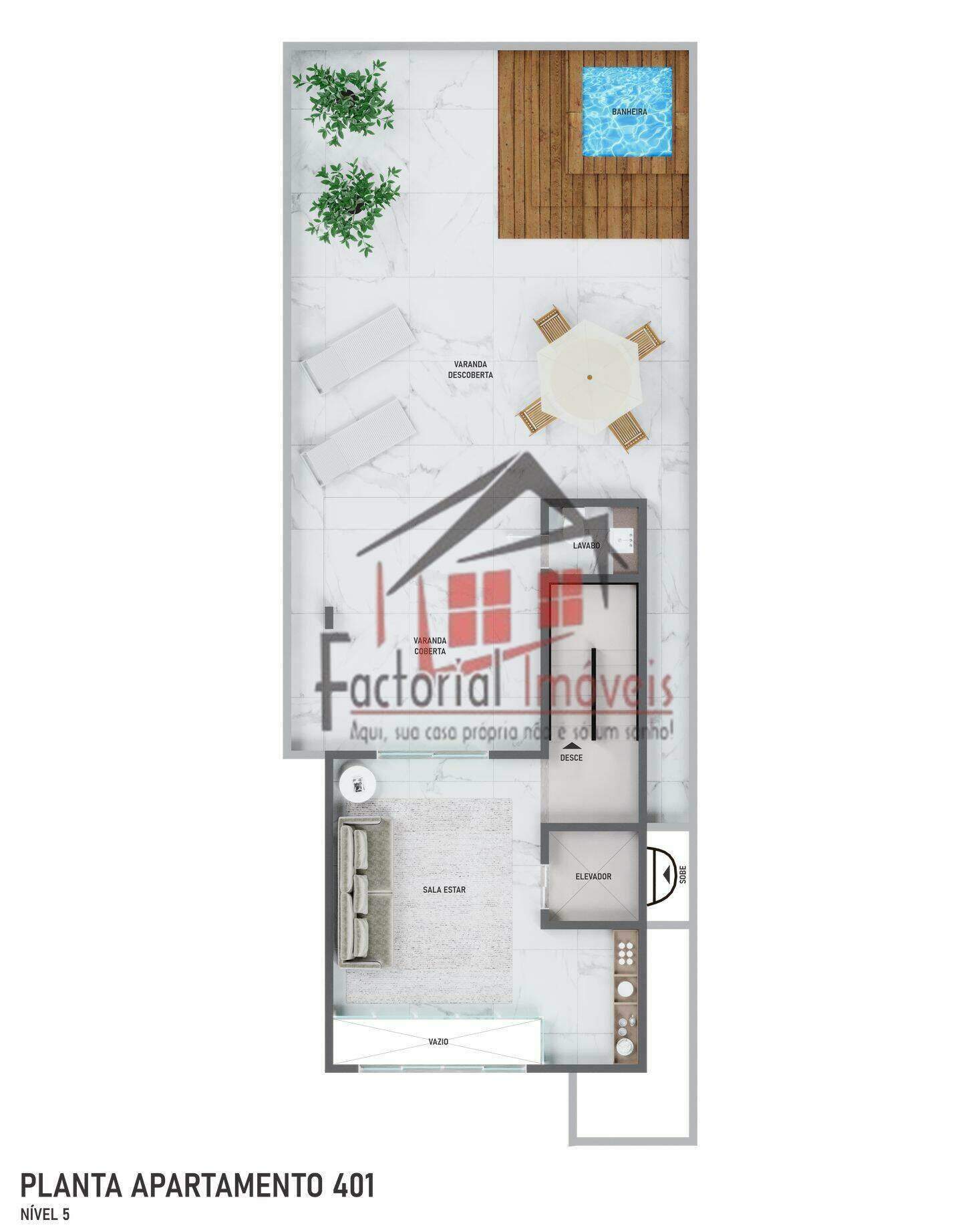 Apartamento à venda no Castelo: 