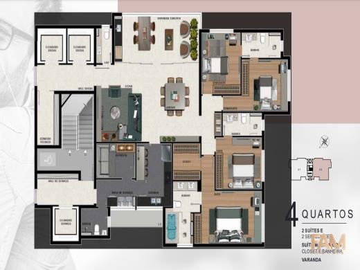 Apartamento. à venda no Vila da Serra: Apartamento. à venda, Vila da Serra - Nova Lima/MG