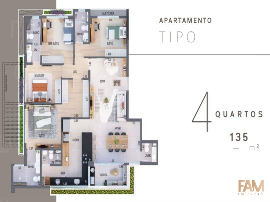 Apartamento à venda no GUTIERREZ: Apartamento à venda, Gutierrez - Belo Horizonte/MG