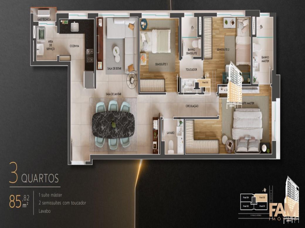 Apartamento. à venda no Santo Antônio: Apartamento. à venda, Santo Antônio - Belo Horizonte/MG