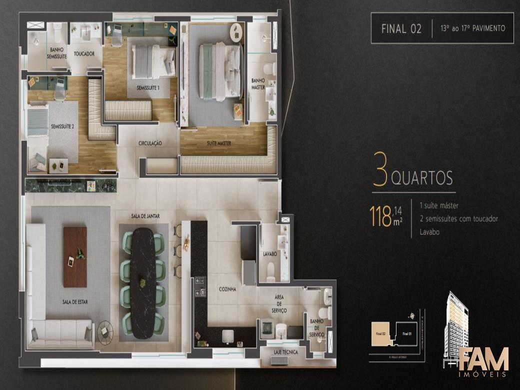 Apartamento. à venda no Santo Antônio: Apartamento. à venda, Santo Antônio - Belo Horizonte/MG