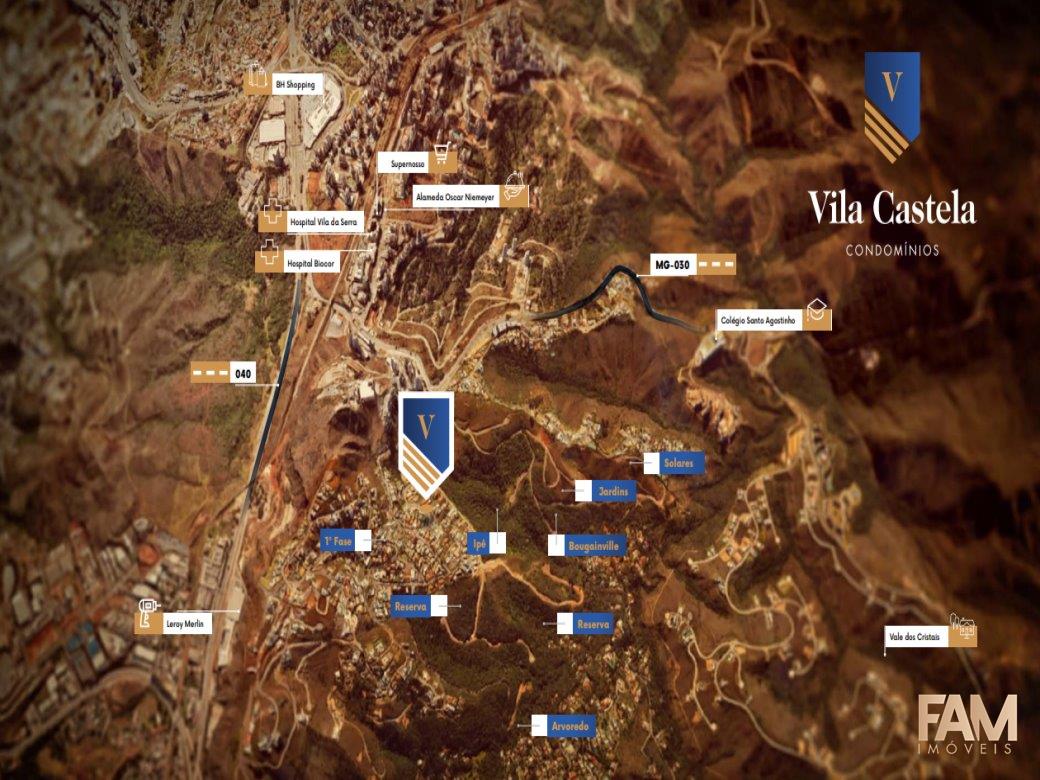 Lote em Condomínio à venda no Condomínio Vila Castela 2: Lote em Condomínio à venda, Condomínio Vila Castela 2 - Nova Lima/MG