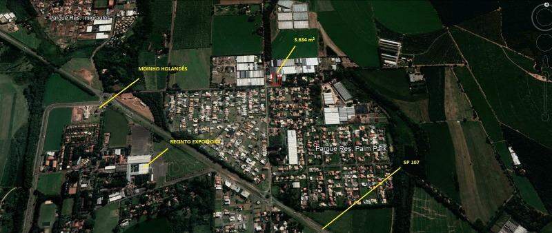 Terreno à venda no Residencial Palm Park: 