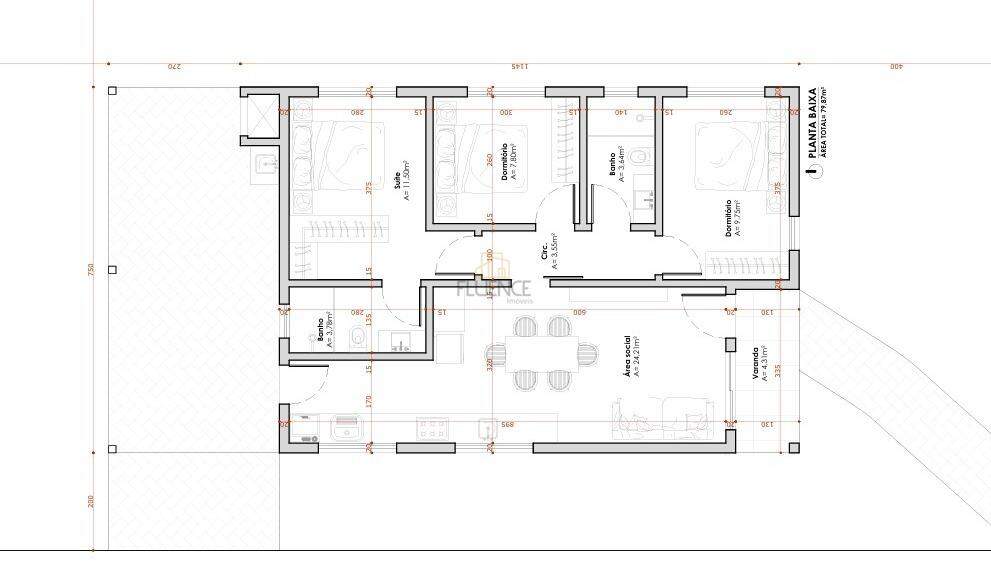 Casa à venda no São Francisco: 