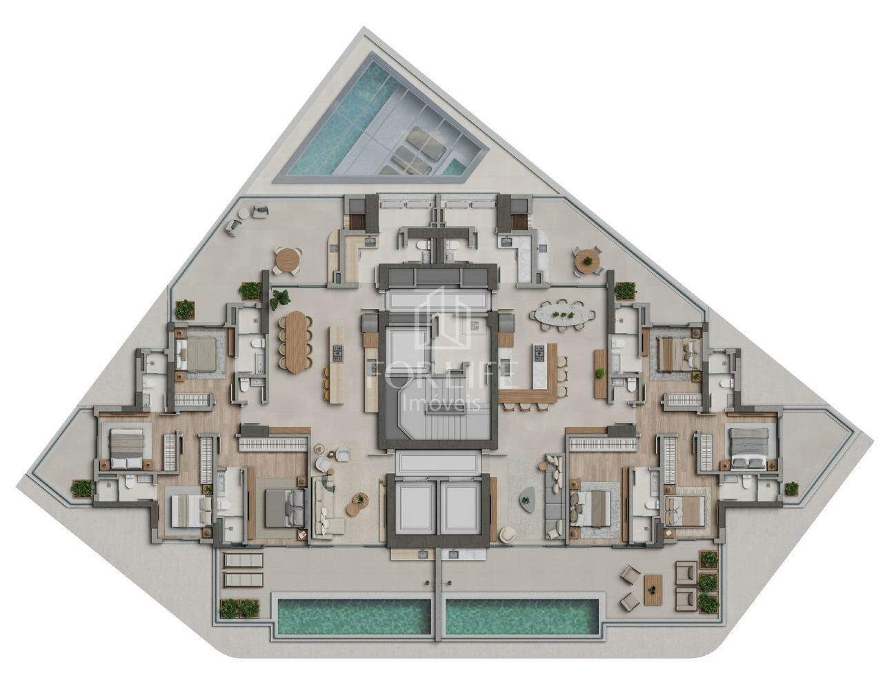 Apartamento à venda no Centro: 