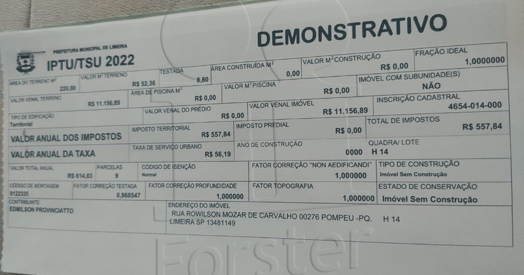 TERRENO à venda no PARQUE POMPEO: Foto 03