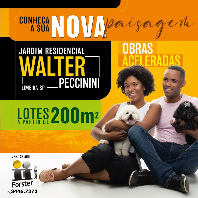 Lote à venda no JARDIM WALTER LÚCIO PECCININI: 