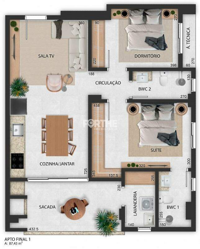 Apartamento à venda no Coqueiral: 