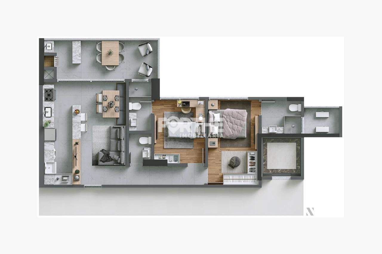 Apartamento à venda no Praia Brava de Itajaí: 