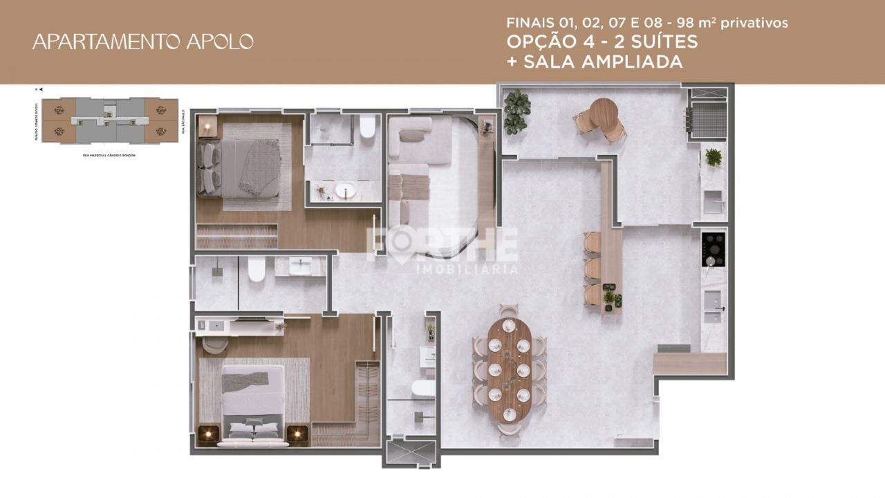Apartamento à venda no Centro: 