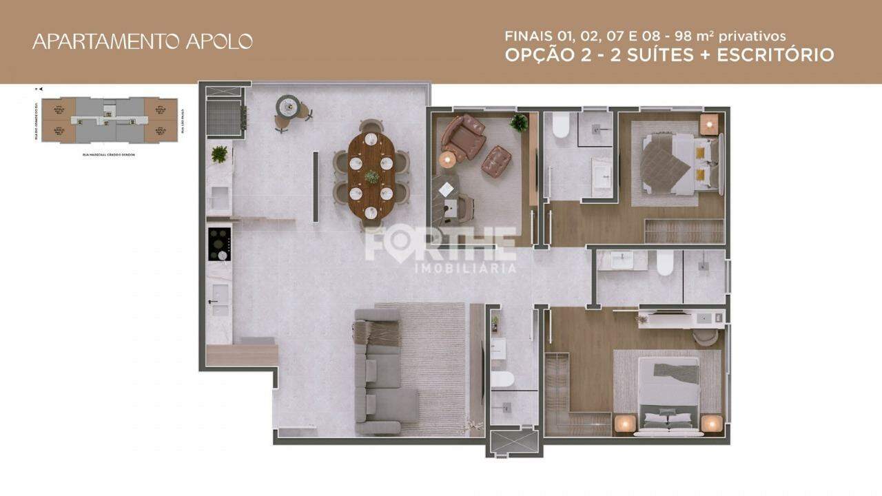 Apartamento à venda no Centro: 