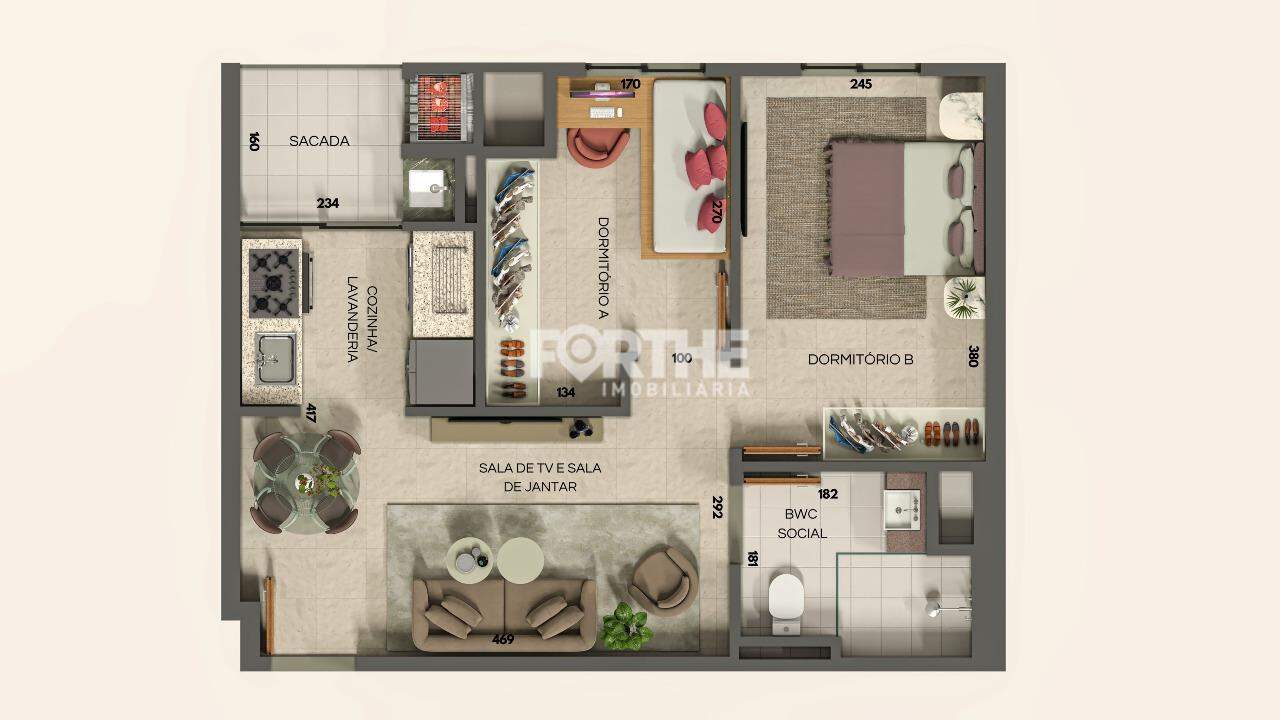 Apartamento à venda no Cancelli: 