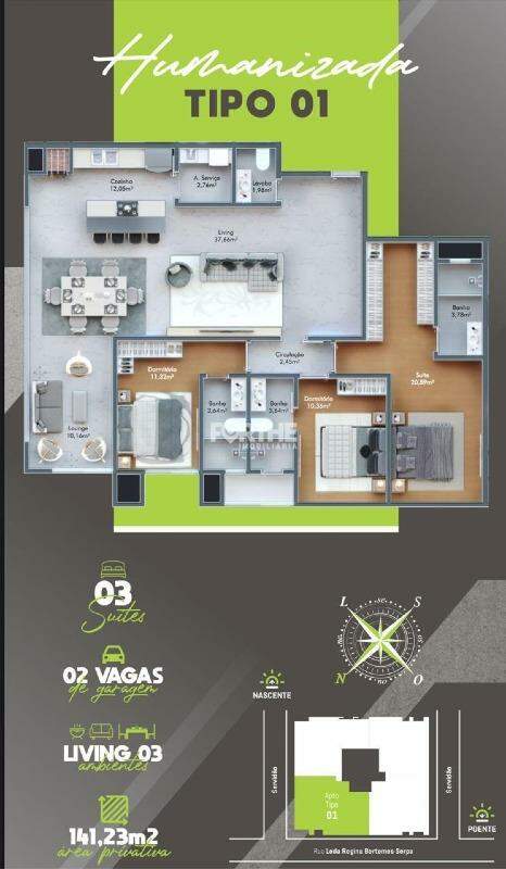 Apartamento à venda no Pereque: 