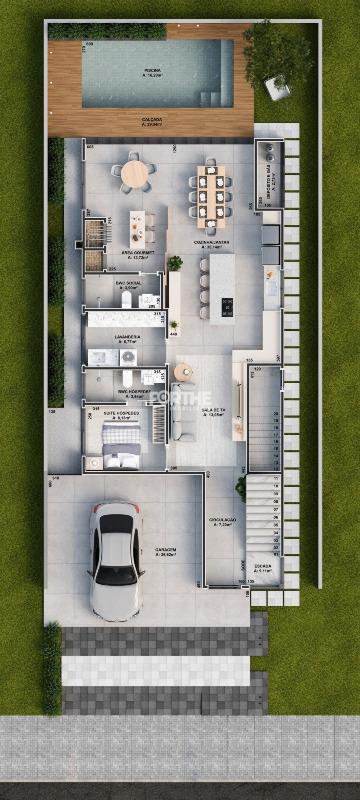 Sobrado em condomínio à venda no FAG: 