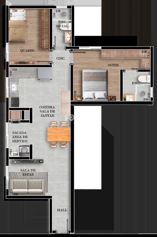 Apartamento à venda no Parque São Paulo: 