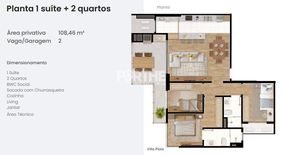 Apartamento à venda no Cancelli: 