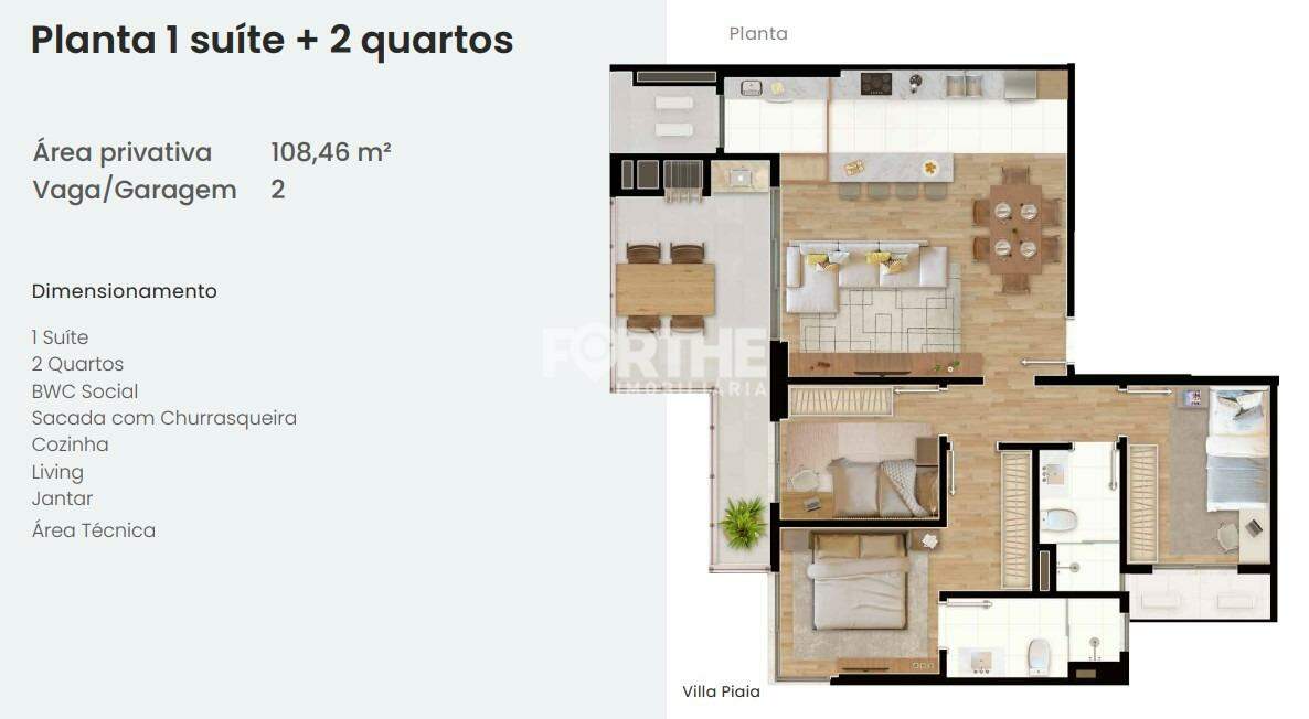Apartamento à venda no Cancelli: 