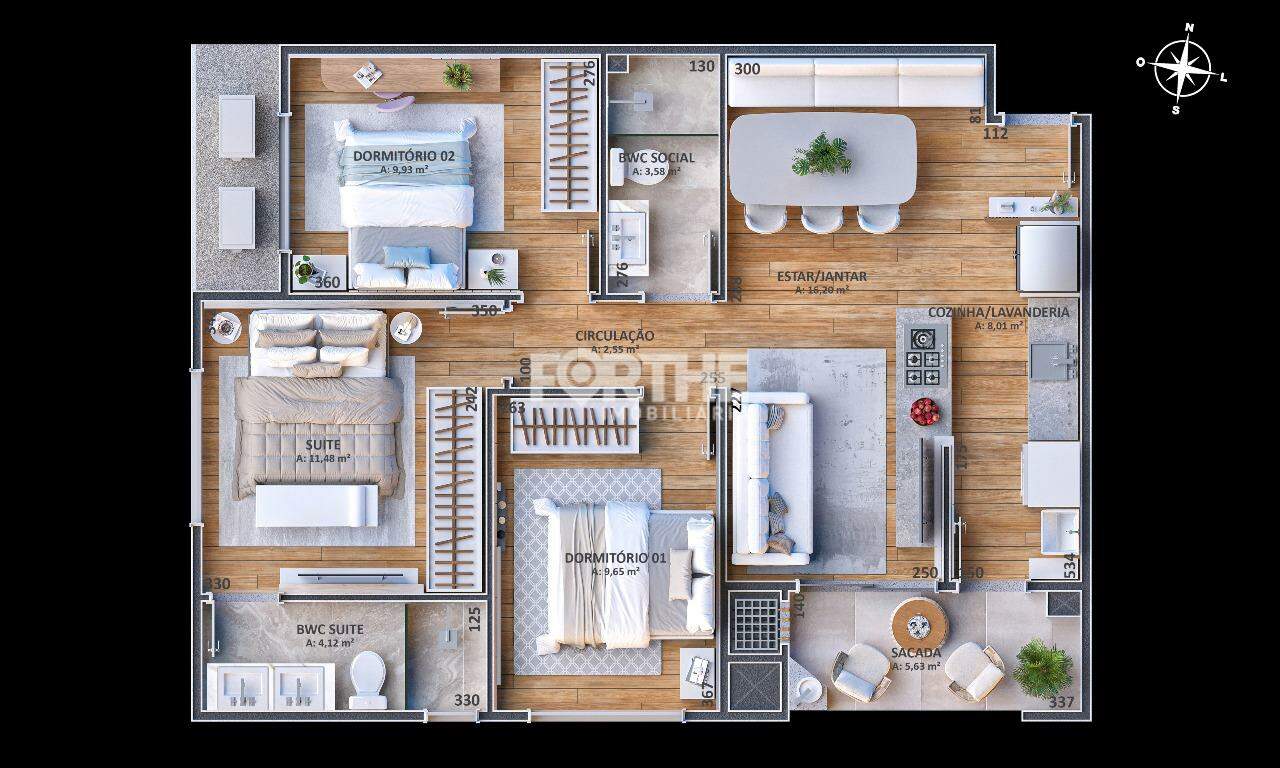 Apartamento à venda no Centro: 