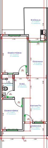 Casa 2 Dormitórios Madrid – Interlagos 57m²