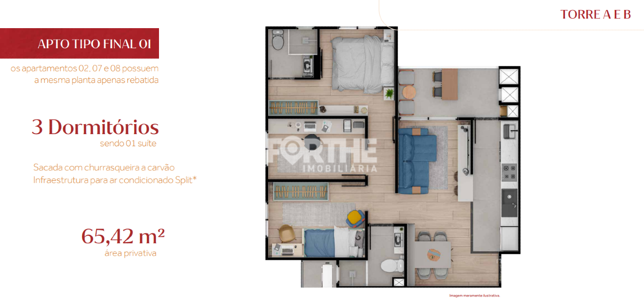 Apartamento à venda no Cancelli: 