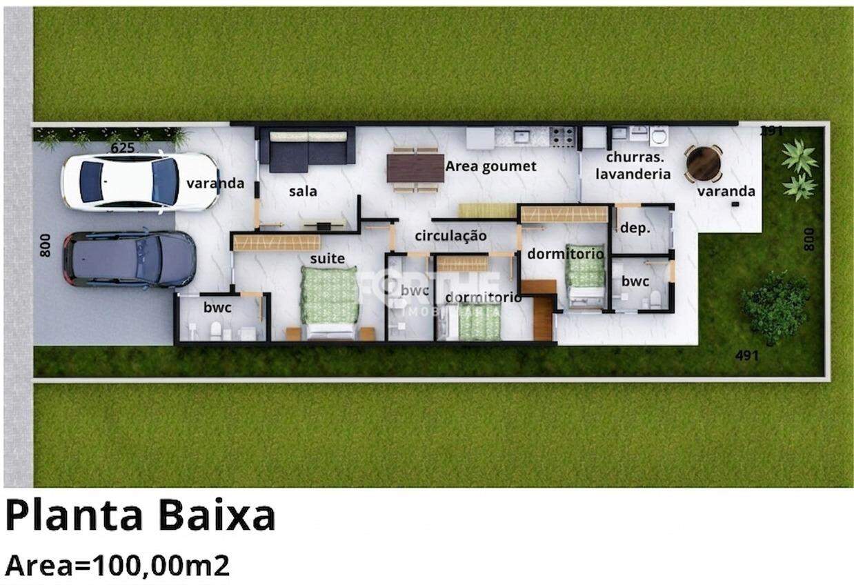 Casa à venda no Recanto Tropical II: