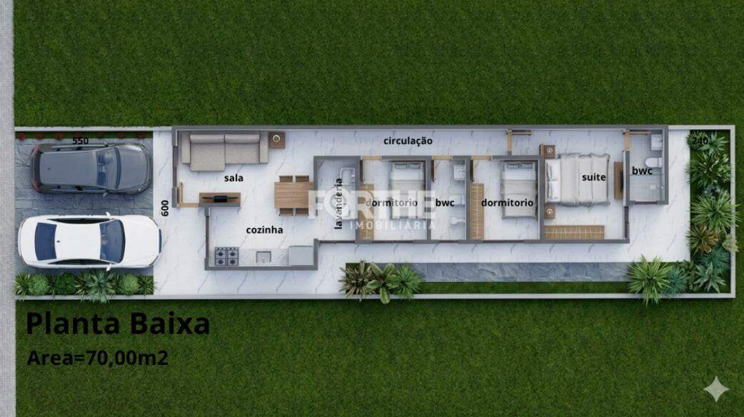 Casa à venda no Recanto Tropical II: 