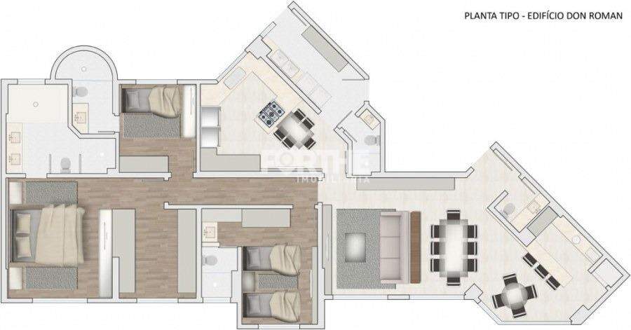 Apartamento à venda no Centro: 