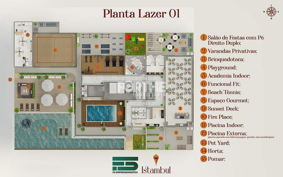 Apartamento à venda no Country: 