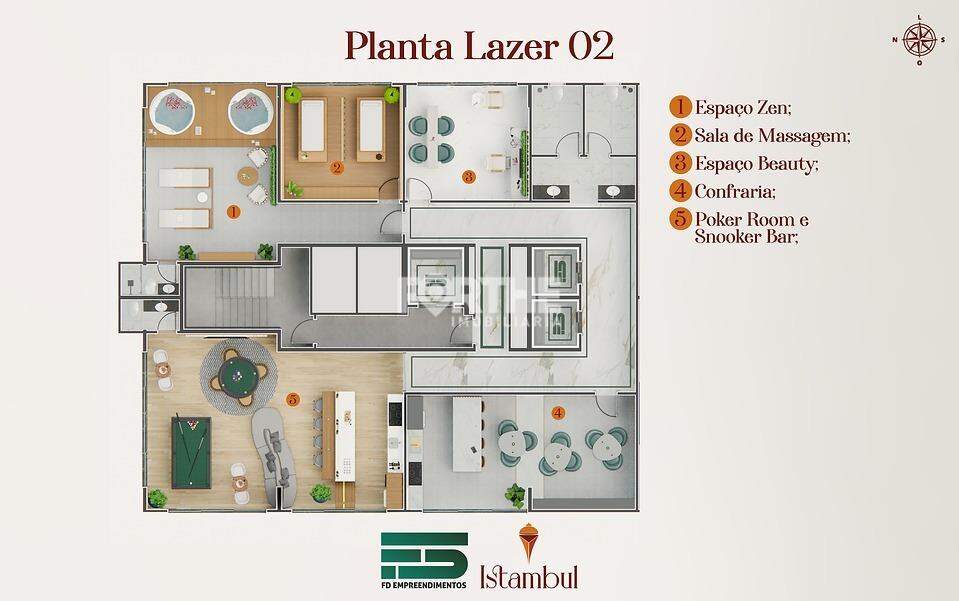 Apartamento à venda no Country: 