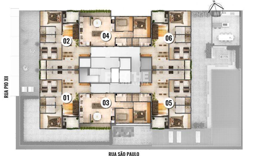 Apartamento à venda no Centro: 