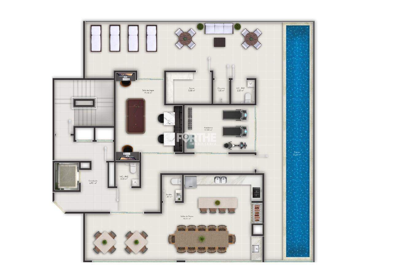 Apartamento à venda no Meia Praia: 