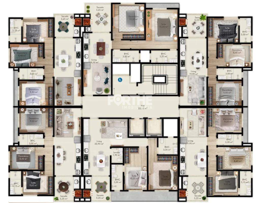 Apartamento à venda no Centro: 