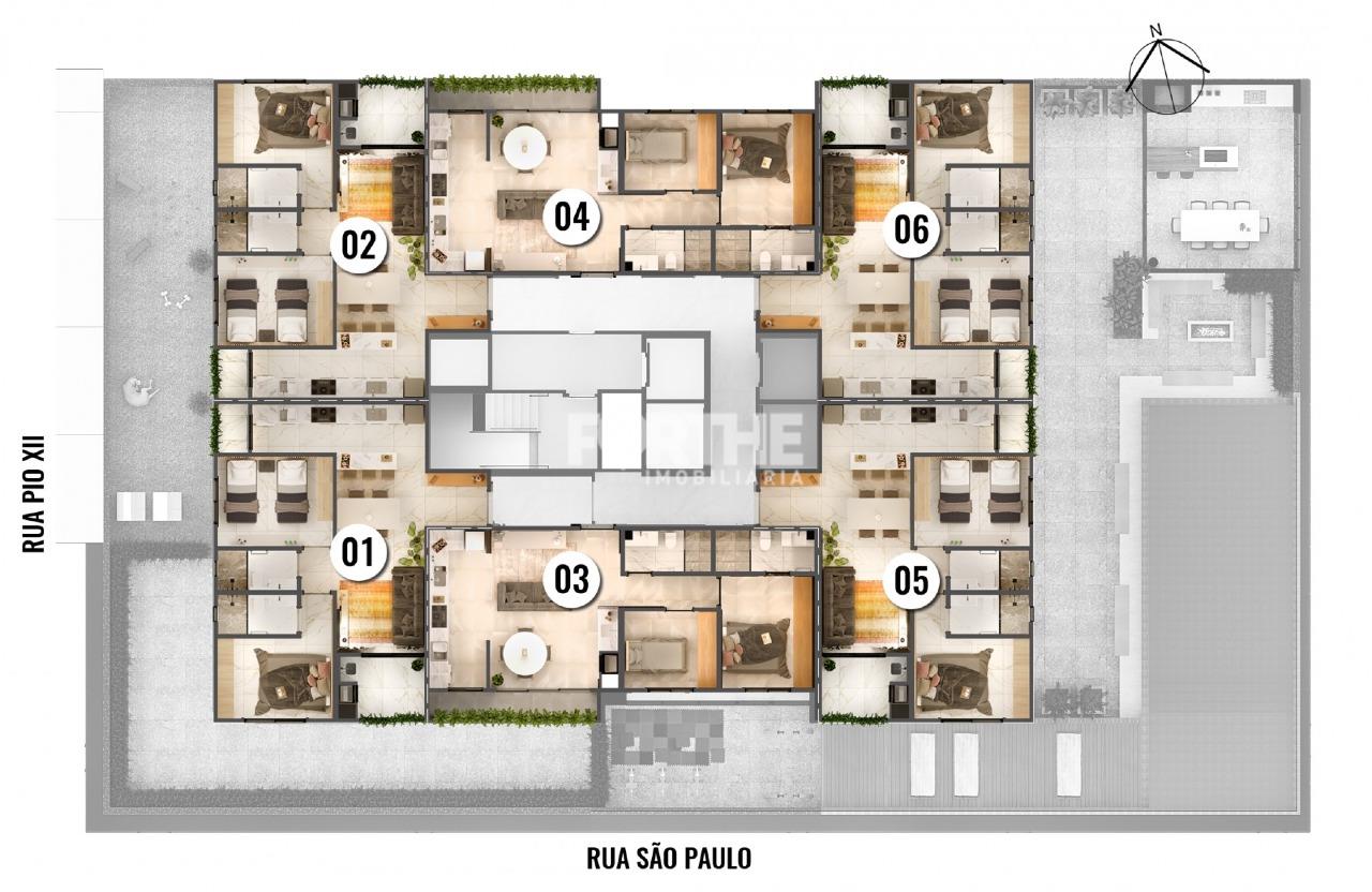 Apartamento à venda no Centro: