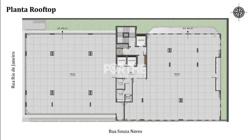 Sala comercial à venda no Centro: 