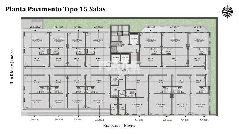 Sala comercial à venda no Centro: 