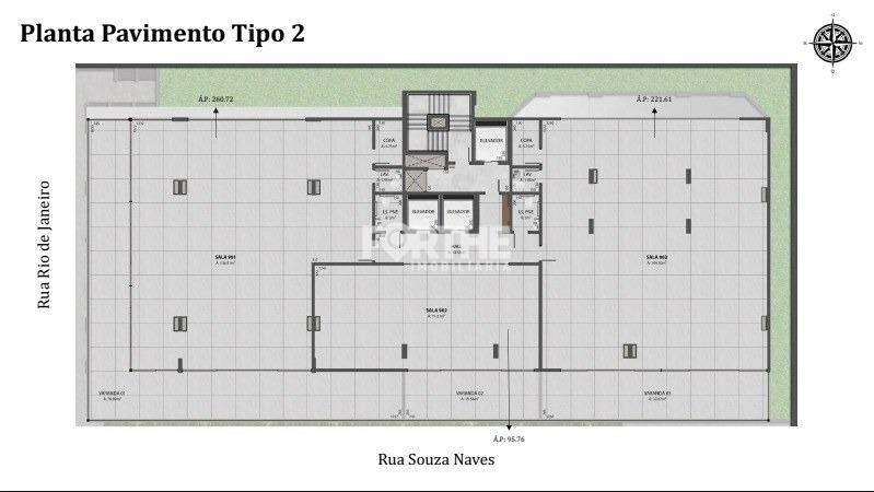 Sala comercial à venda no Centro: 