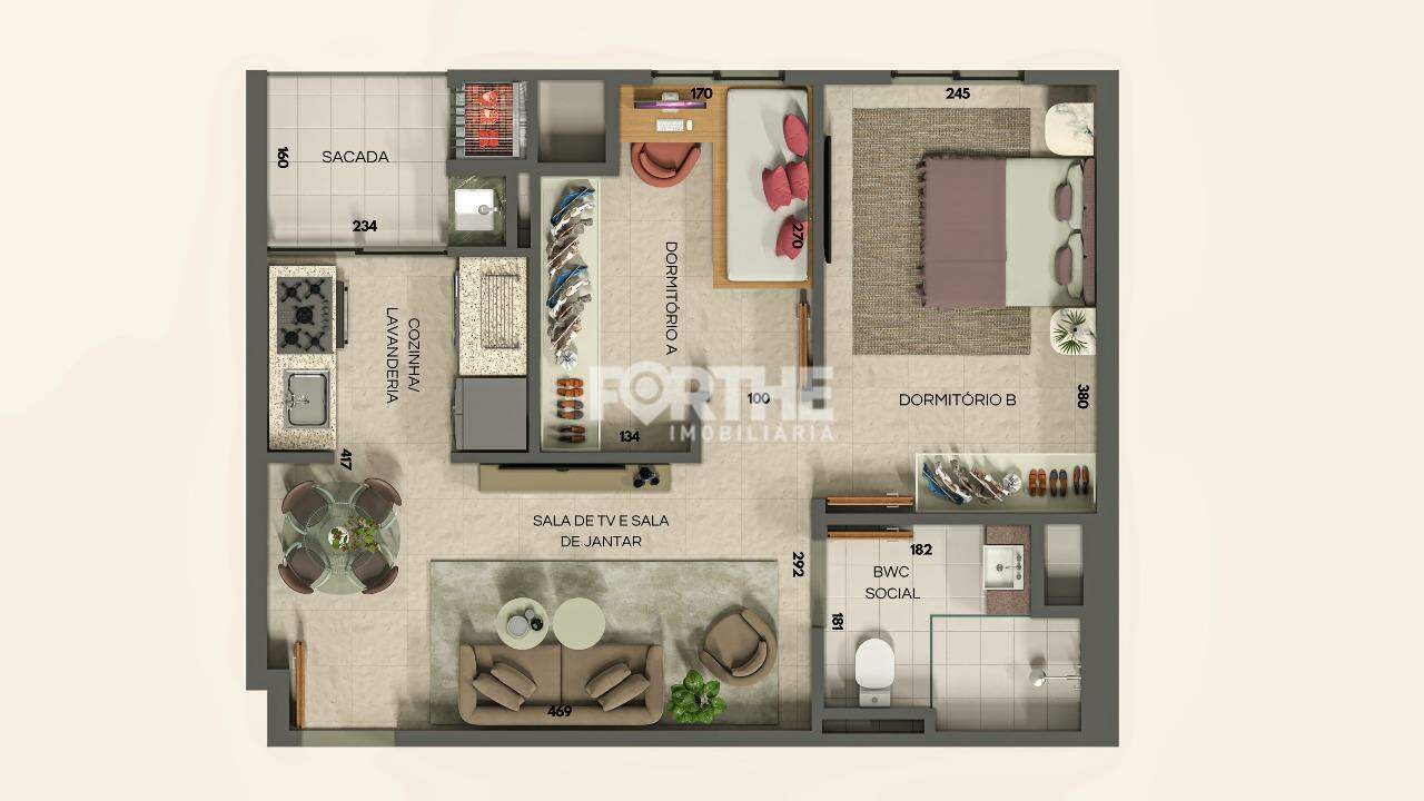 Apartamento à venda no Cancelli: 