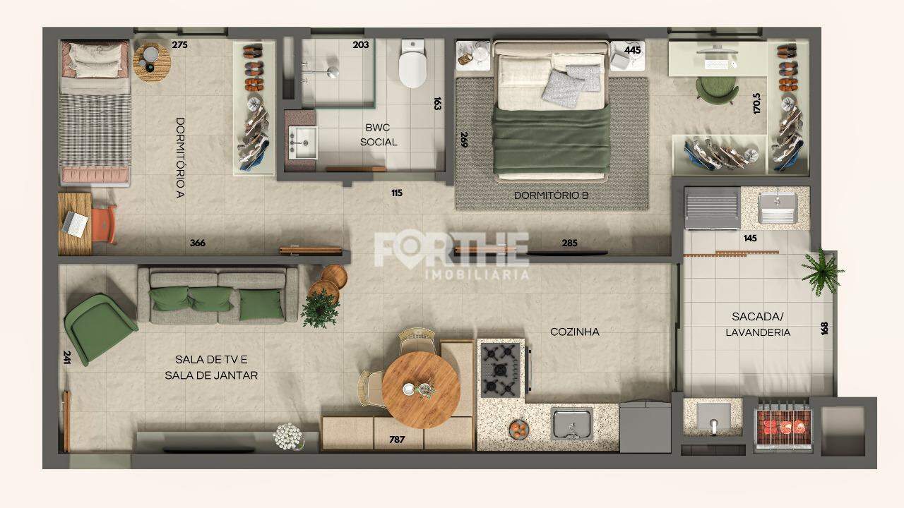 Apartamento à venda no Cancelli: 